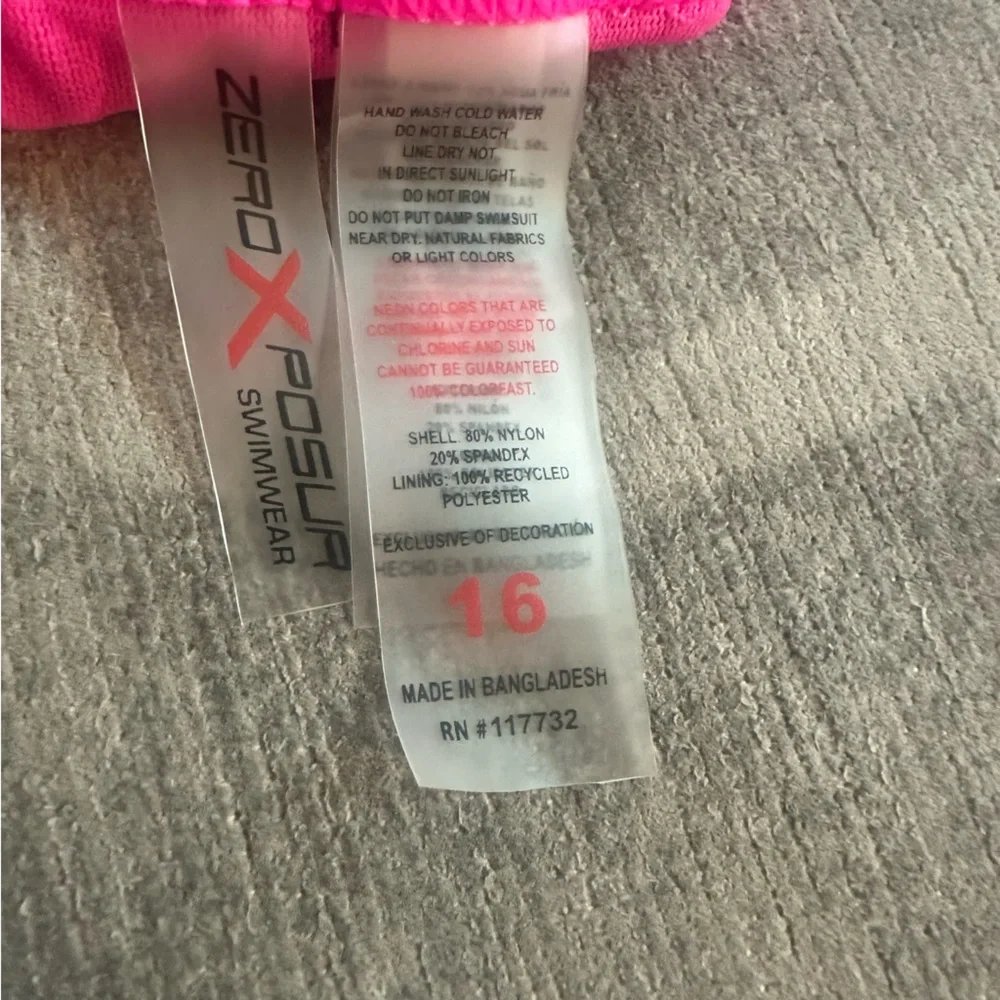 NWOT 3 piece neon Swimwear set